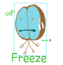 The murmur of coffee beans sticker #7032703