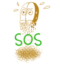 The murmur of coffee beans sticker #7032706