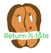 The murmur of coffee beans sticker #7032720