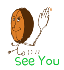 The murmur of coffee beans sticker #7032721