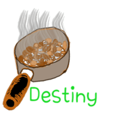 The murmur of coffee beans sticker #7032722