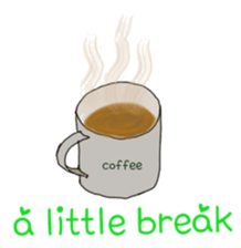 The murmur of coffee beans sticker #7032724