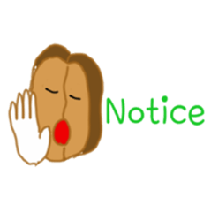 The murmur of coffee beans sticker #7032725