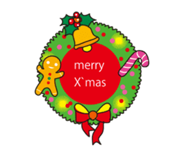 Christmas and New Year's! Double sticker sticker #7032769