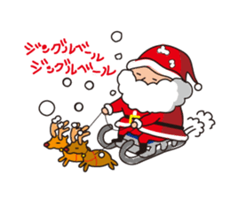 Christmas and New Year's! Double sticker sticker #7032781