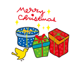 Christmas and New Year's! Double sticker sticker #7032782