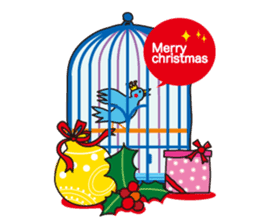 Christmas and New Year's! Double sticker sticker #7032783