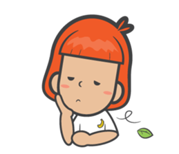 kluay naughty girl sticker #7032974