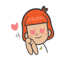 kluay naughty girl sticker #7032977