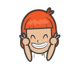 kluay naughty girl sticker #7032985