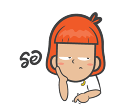 kluay naughty girl sticker #7032987