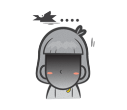 kluay naughty girl sticker #7032993