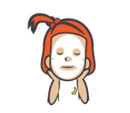 kluay naughty girl sticker #7032995