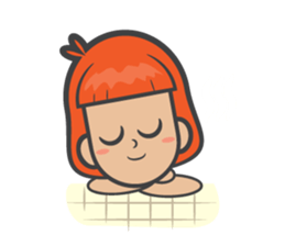 kluay naughty girl sticker #7032998