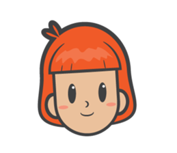 kluay naughty girl sticker #7032999