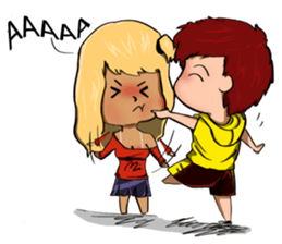 Mi&Mi couple sticker #7033228