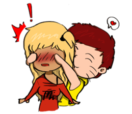 Mi&Mi couple sticker #7033229