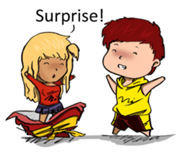 Mi&Mi couple sticker #7033230