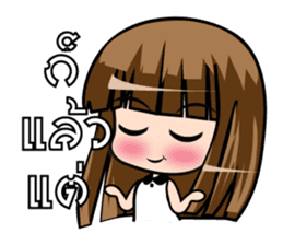 Popular girl stickers sticker #7033649