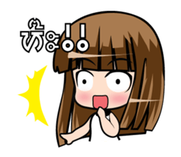 Popular girl stickers sticker #7033661