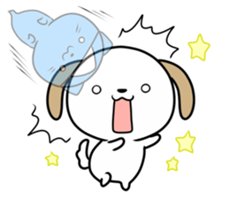 Cat ghosts and puppy stickers sticker #7034461