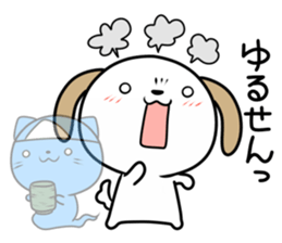 Cat ghosts and puppy stickers sticker #7034462