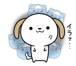 Cat ghosts and puppy stickers sticker #7034480