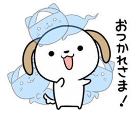 Cat ghosts and puppy stickers sticker #7034483