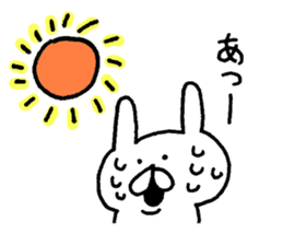 rabbit summer sticker #7034889