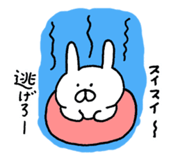 rabbit summer sticker #7034906