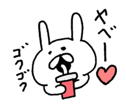 rabbit summer sticker #7034909