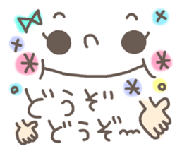 Cute emoticons. Simple Hen sticker #7035421