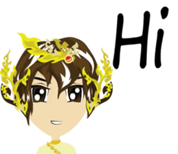 Lai Kanok Cartoon thai V.2.01 sticker #7035488