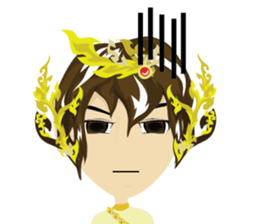 Lai Kanok Cartoon thai V.2.01 sticker #7035490