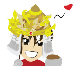 Lai Kanok Cartoon thai V.2.01 sticker #7035507