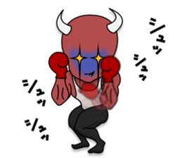 Muscle Daemon sticker #7035616