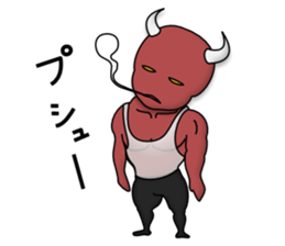 Muscle Daemon sticker #7035618