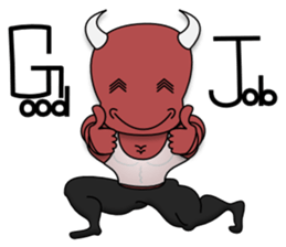 Muscle Daemon sticker #7035634
