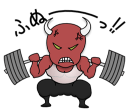 Muscle Daemon sticker #7035647