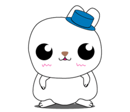 Cutie mini rabbit boy sticker #7035848