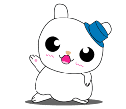 Cutie mini rabbit boy sticker #7035852