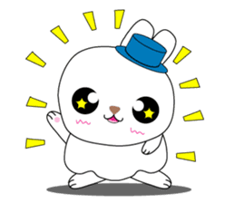 Cutie mini rabbit boy sticker #7035863