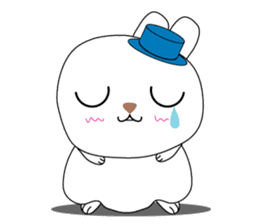 Cutie mini rabbit boy sticker #7035869