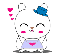 Cutie mini rabbit boy sticker #7035870