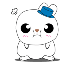 Cutie mini rabbit boy sticker #7035876