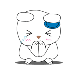 Cutie mini rabbit boy sticker #7035878