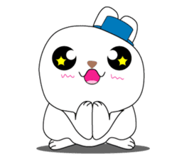 Cutie mini rabbit boy sticker #7035879