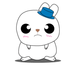Cutie mini rabbit boy sticker #7035886