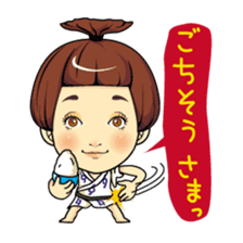 Changing clothes Momo-chan 3 sticker #7036147