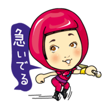 Changing clothes Momo-chan 3 sticker #7036158